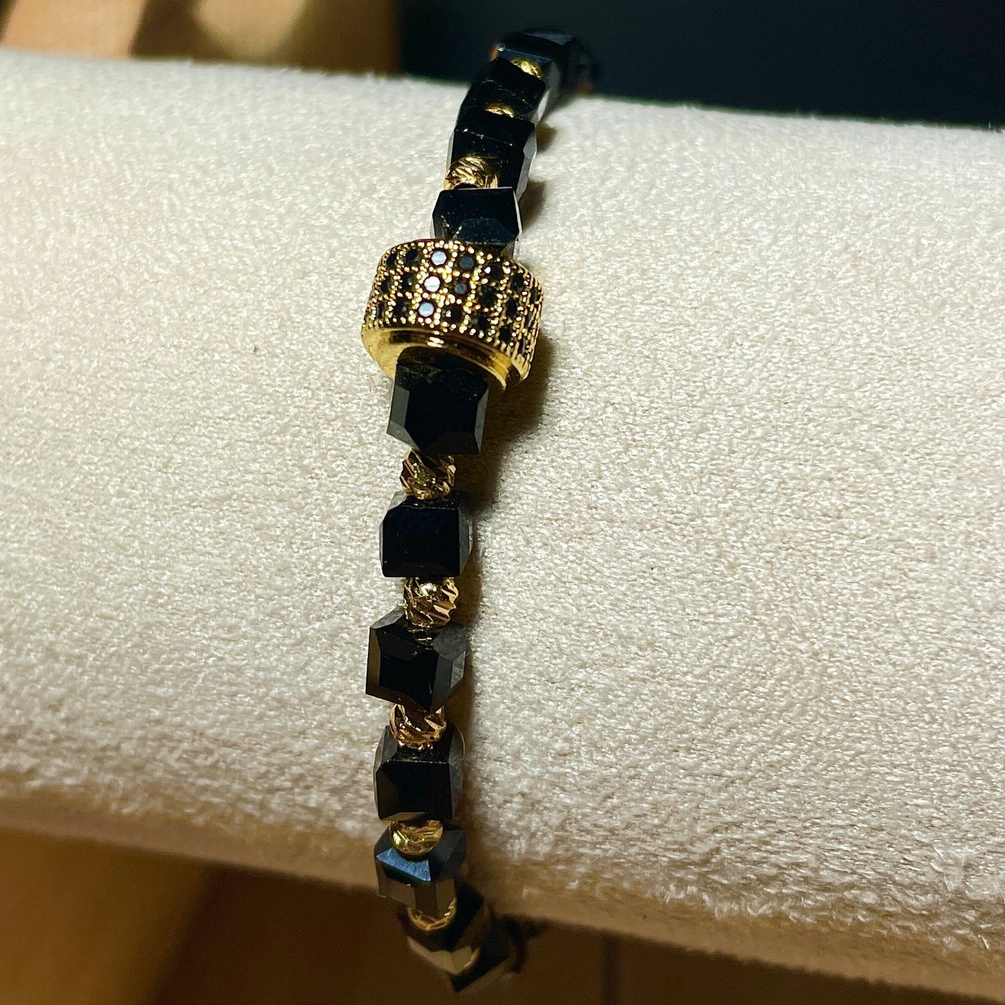 Bratara Reglabila Black Sphere