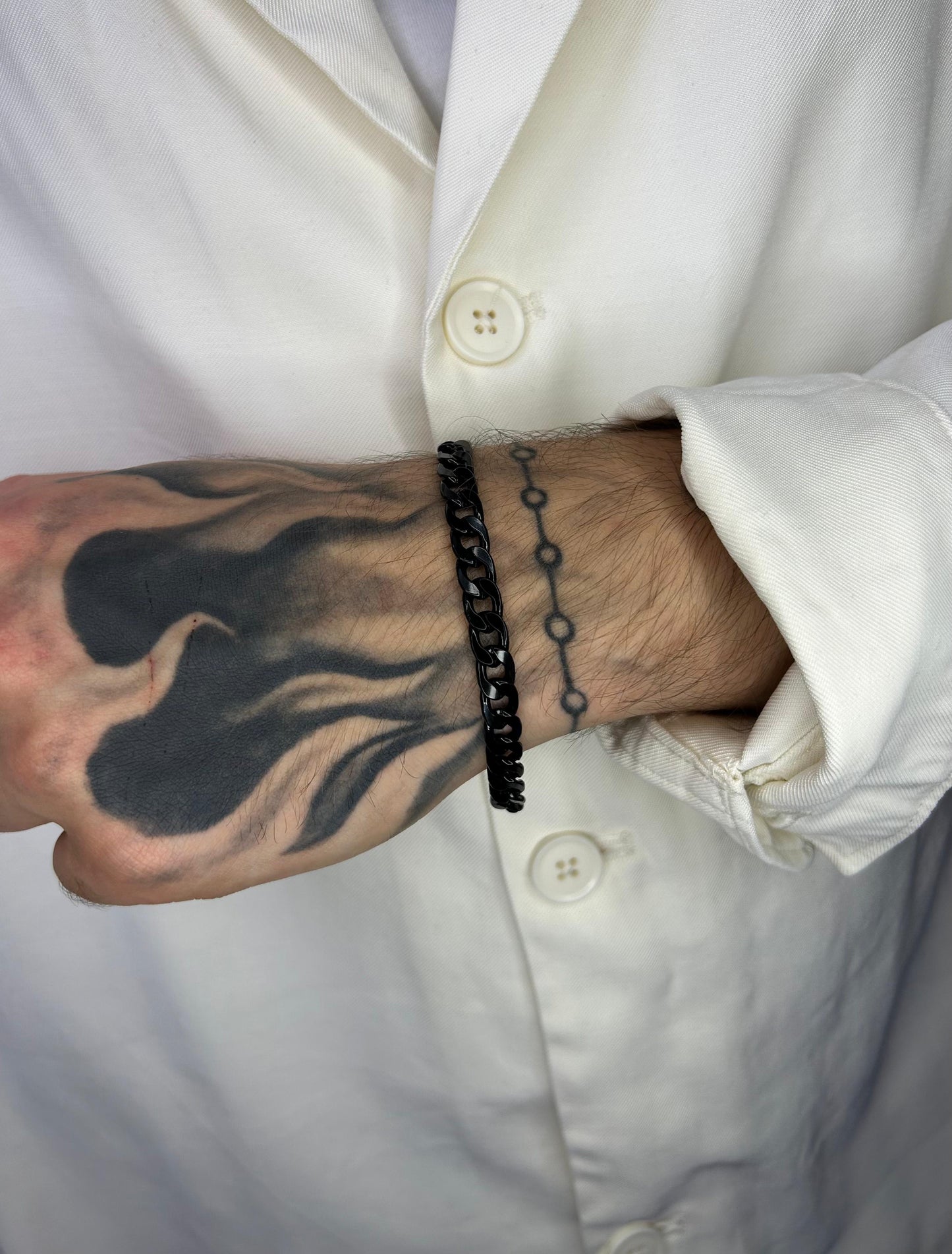 Set Brățară+Colier Cu Pandantiv Negru