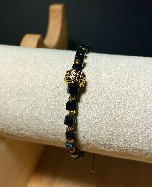 Bratara Reglabila Black Sphere