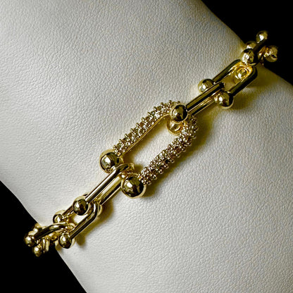 Bratara Hook Placata cu Aur 18K