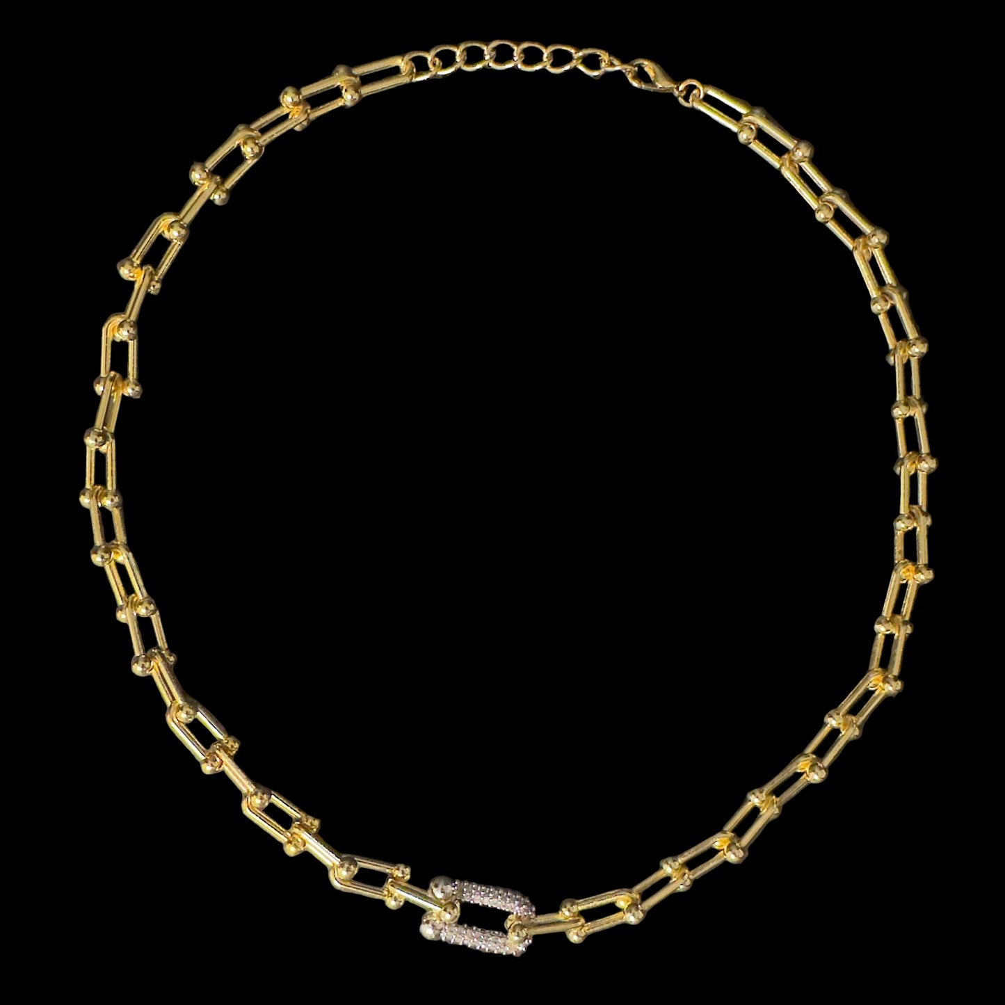 Colier Hook Placat cu Aur 18K